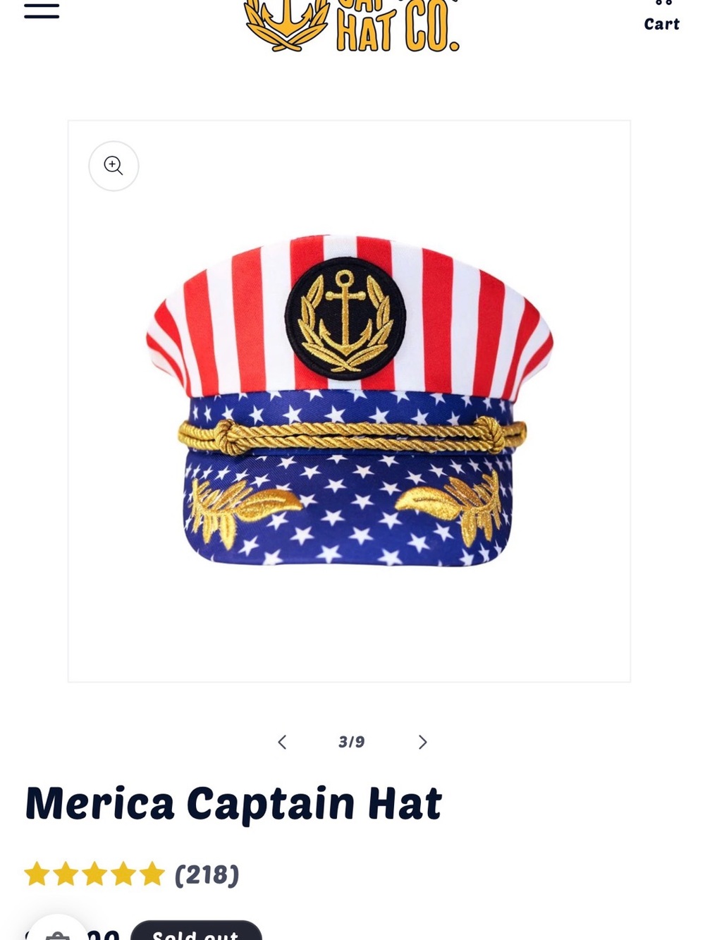 🇺🇸✨ RARE FIND - This Merica Captain Hat is SOLD OUT everywhere! ✨🇺🇸 4th of July